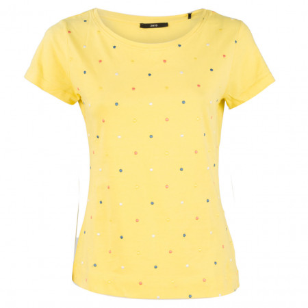 SALE % | Zero | T-Shirt - Regular Fit - Dots | Gelb online im Shop bei meinfischer.de kaufen