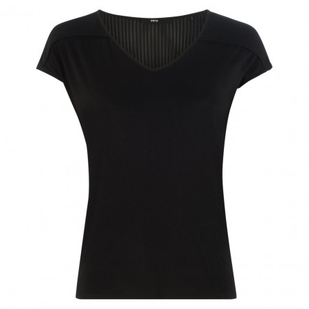SALE % | Zero | T-Shirt - Regular Fit - Plissee | Schwarz online im Shop bei meinfischer.de kaufen
