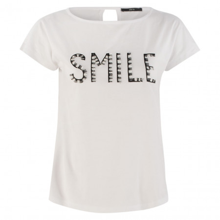 SALE % | Zero | T-Shirt  - Regular Fit - Smile | Weiß online im Shop bei meinfischer.de kaufen