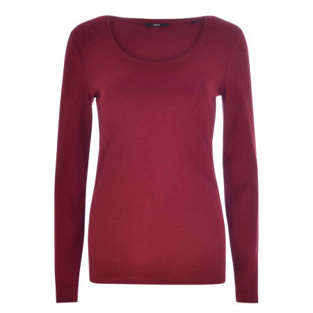 SALE % | Zero | Shirt - Regular Fit - unifarben | Rot online im Shop bei meinfischer.de kaufen