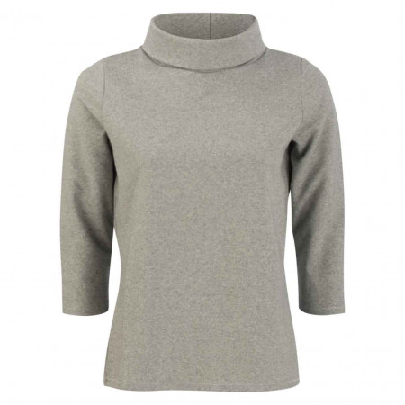 SALE % | Zero | Sweater - Boxy Fit - Schalkragen | Grau online im Shop bei meinfischer.de kaufen