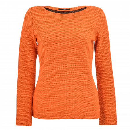 SALE % | Zero | Sweater - Regular Fit - Struktur | Orange online im Shop bei meinfischer.de kaufen