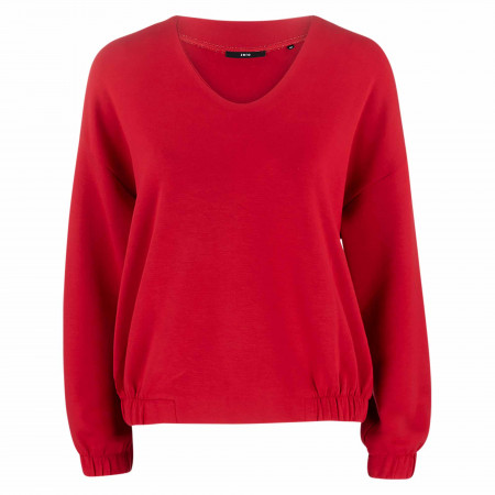 SALE % | Zero | Sweatshirt - Loose Fit - unifarben | Rot online im Shop bei meinfischer.de kaufen