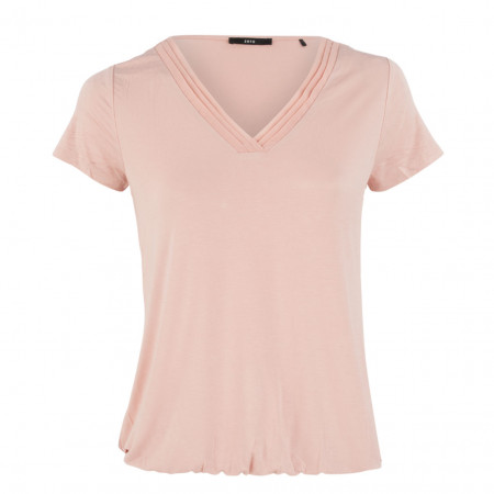 SALE % | Zero | T-Shirt - Regular Fit - V-Neck | Rosa online im Shop bei meinfischer.de kaufen