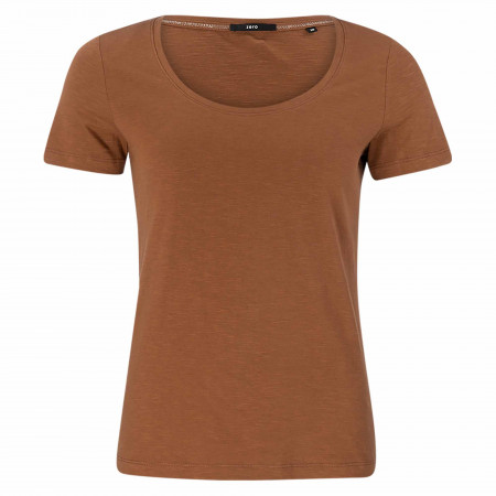 SALE % | Zero | T-Shirt - Regular Fit - Crewneck | Braun online im Shop bei meinfischer.de kaufen