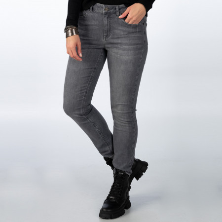 SALE % | Zero | Jeans - Skinny Fit - Padua | Grau online im Shop bei meinfischer.de kaufen
