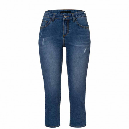 SALE % | Zero | Jeans - Slim Fit - cropped | Blau online im Shop bei meinfischer.de kaufen