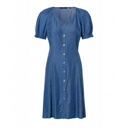 SALE % | Zero | Kleid - Regular Fit - Puffärmel | Blau online im Shop bei meinfischer.de kaufen