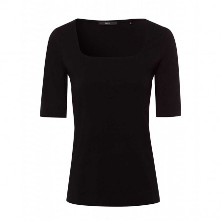 SALE % | Zero | T-Shirt - Regular Fit - unifarben | Schwarz online im Shop bei meinfischer.de kaufen