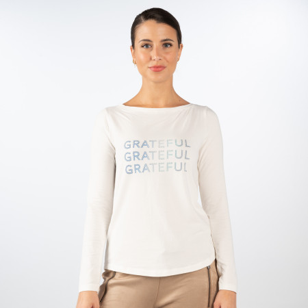 SALE % | Zero | T-Shirt - Regular Fit - Langarm | Weiß online im Shop bei meinfischer.de kaufen