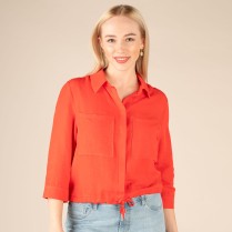 Bluse  - Loose Fit - 3/4 Arm