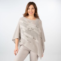 Poncho - Loose Fit - Strass