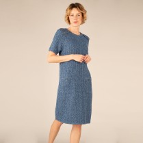 Kleid - Midi - Tweed