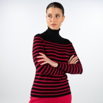 Pullover - Slim Fit - Streifen