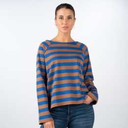 Sweatshirt - Loose Fit - Delaa Stripe online im Shop bei meinfischer.de kaufen