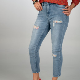 Jeans - Skinny Fit - Strass online im Shop bei meinfischer.de kaufen