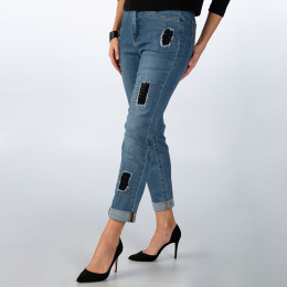 Jeans - Slim Fit - Strass online im Shop bei meinfischer.de kaufen