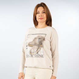 Pullover - Regular Fit - Print online im Shop bei meinfischer.de kaufen