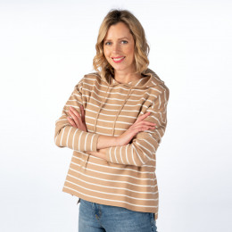 Pullover - Loose Fit - Punky Stripe online im Shop bei meinfischer.de kaufen