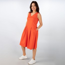 Kleid - Regular Fit - V-Neck online im Shop bei meinfischer.de kaufen