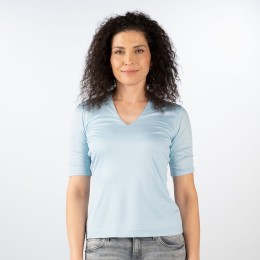 T-Shirt - Regular Fit - V-Ausschnitt online im Shop bei meinfischer.de kaufen