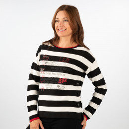 Pullover - Loose Fit - Stripe online im Shop bei meinfischer.de kaufen