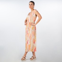 Kleid - Midi - V-Neck online im Shop bei meinfischer.de kaufen