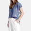 SALE % | Taifun | Jeansbluse - Comfort Fit - Rückenprint | Blau online im Shop bei meinfischer.de kaufen Variante 4