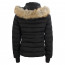 SALE % |  | Daunenjacke - Comfort Fit - Fake Fur | Schwarz online im Shop bei meinfischer.de kaufen Variante 3