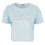 SALE % |  | T-Shirt - cropped - Labelprint | Blau online im Shop bei meinfischer.de kaufen Variante 2