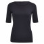 SALE % | comma | T-Shirt - Regular Fit - unifarben | Schwarz online im Shop bei meinfischer.de kaufen Variante 2
