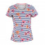 SALE % | Boss Casual | T-Shirt - fitted - Flowerprint | Blau online im Shop bei meinfischer.de kaufen Variante 2