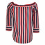 SALE % | Jane Lushka | Bluse - Loose Fit - Stripes | Rot online im Shop bei meinfischer.de kaufen Variante 3