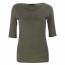 SALE % | Marc Cain | T-Shirt - Slim Fit - Unifarben | Oliv online im Shop bei meinfischer.de kaufen Variante 2