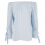 SALE % | Monari | Carmenbluse - Comfort Fit - Stripes | Blau online im Shop bei meinfischer.de kaufen Variante 2