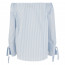 SALE % | Monari | Carmenbluse - Comfort Fit - Stripes | Blau online im Shop bei meinfischer.de kaufen Variante 4