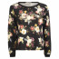SALE % | Monari | Sweater - Comfort Fit - Blumendruck | Schwarz online im Shop bei meinfischer.de kaufen Variante 2