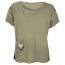 SALE % | Monari | Sweatshirt - oversized -Applikationen | Oliv online im Shop bei meinfischer.de kaufen Variante 2