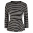 SALE % | ONE MORE STORY | Shirt - Loose Fit - Dot-Stripes | Schwarz online im Shop bei meinfischer.de kaufen Variante 2