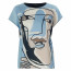 SALE % | Opus | T-Shirt - Loose Fit - Sanosi print | Blau online im Shop bei meinfischer.de kaufen Variante 2