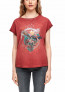 SALE % | Q/S designed by | T-Shirt - Loose Fit - Print | Rot online im Shop bei meinfischer.de kaufen Variante 4