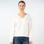 SALE % | s.Oliver BLACK LABEL | Sweatshirt - Loose Fit - V-Neck | Weiß online im Shop bei meinfischer.de kaufen Variante 2