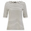 SALE % | s.Oliver BLACK LABEL | T-Shirt - Regular Fit - Stripes | Weiß online im Shop bei meinfischer.de kaufen Variante 2