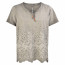 SALE % | s'questo | T-Shirt - Comfort Fit - Häkel-Element | Grau online im Shop bei meinfischer.de kaufen Variante 2