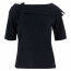 SALE % | s'questo | T-Shirt - Regular Fit - Boatneck | Schwarz online im Shop bei meinfischer.de kaufen Variante 2