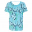 SALE % | s'questo | T-Shirt - Regular Fit - Alloverprint | Blau online im Shop bei meinfischer.de kaufen Variante 3