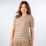 SALE % | s'questo | T-Shirt - Regular Fit - Stripes | Braun online im Shop bei meinfischer.de kaufen Variante 5