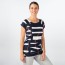 SALE % | s'questo | T-Shirt - Regular Fit - Stripes | Blau online im Shop bei meinfischer.de kaufen Variante 5