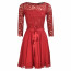 SALE % | Swing | Kleid - Regular Fit - Chiffon | Rot online im Shop bei meinfischer.de kaufen Variante 2