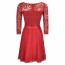 SALE % | Swing | Kleid - Regular Fit - Chiffon | Rot online im Shop bei meinfischer.de kaufen Variante 3